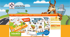 Desktop Screenshot of lama-verlag.de